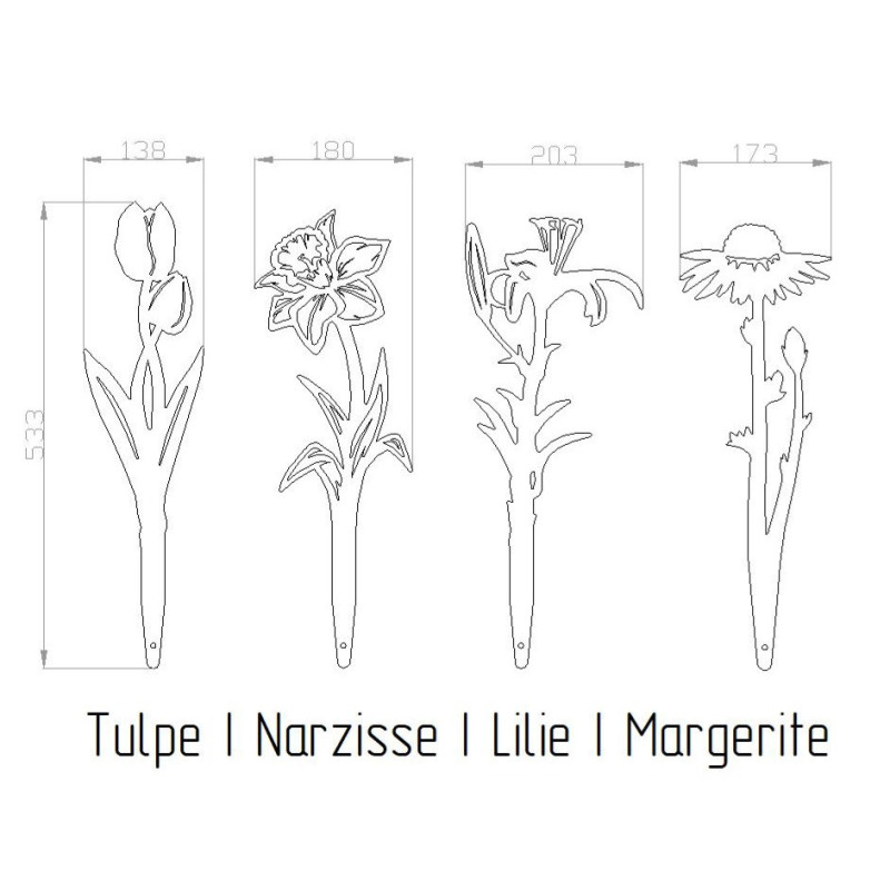 Margerite - Dekostecker